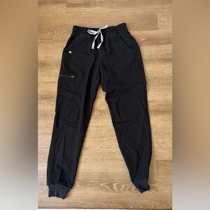 Figs Black Jogger High waisted Elastic band
